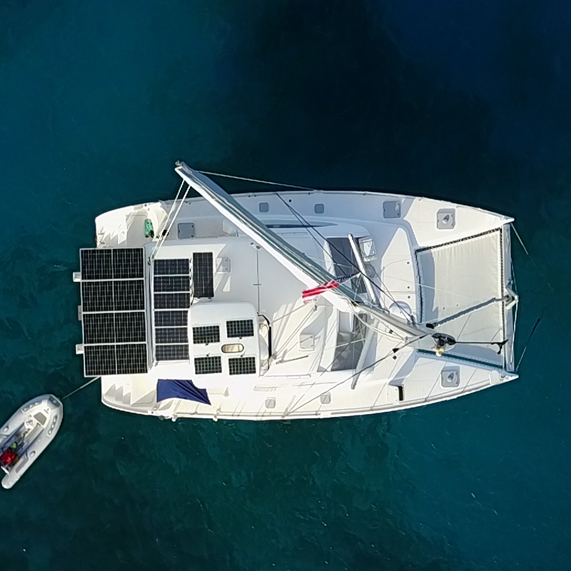 Eco catamaran charter